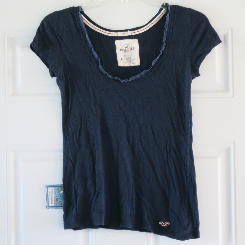Hollister scoop neck t shirt